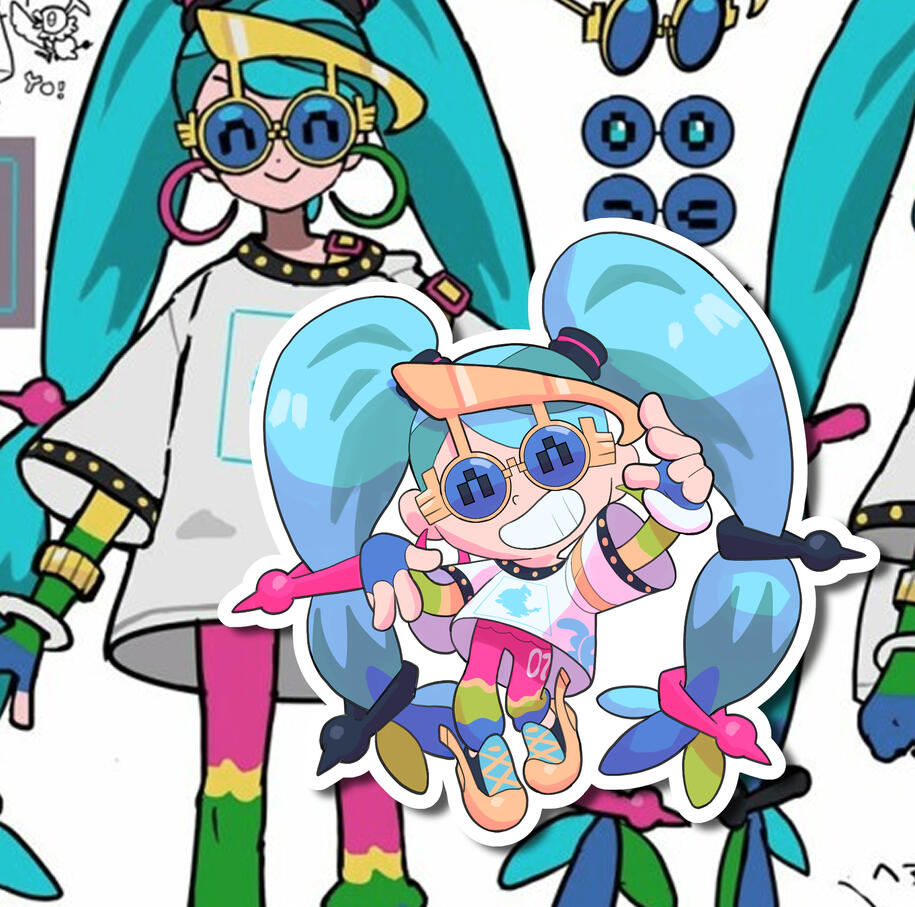 Holographic Normal-Type Miku