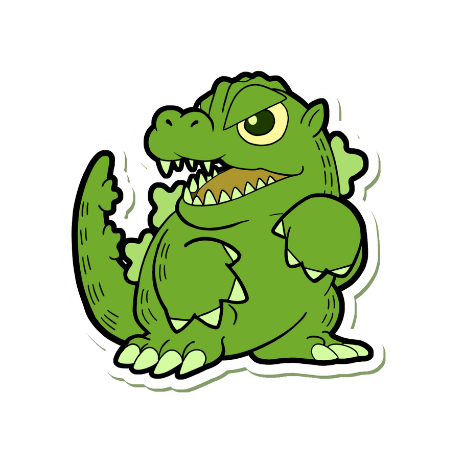 Godzilla Sticker