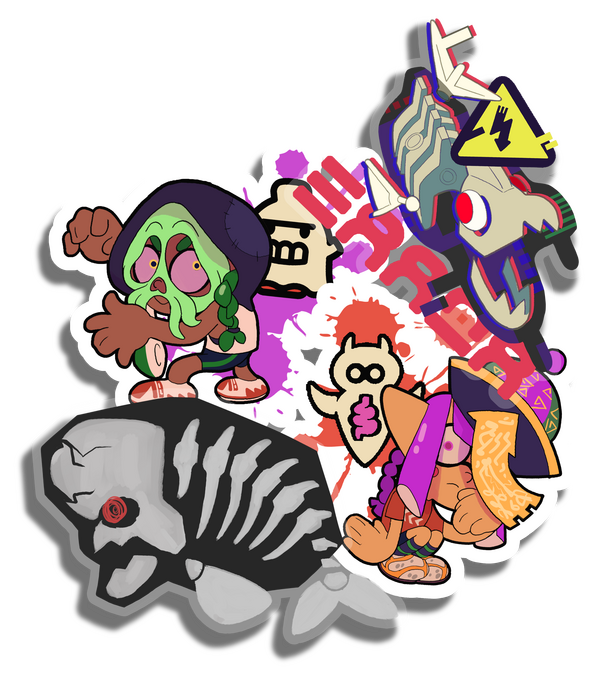 Splatoon: Splatoween + Acrylic Charm