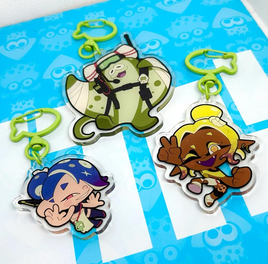 Splatoon: Deep Cut (Raiders) Charms