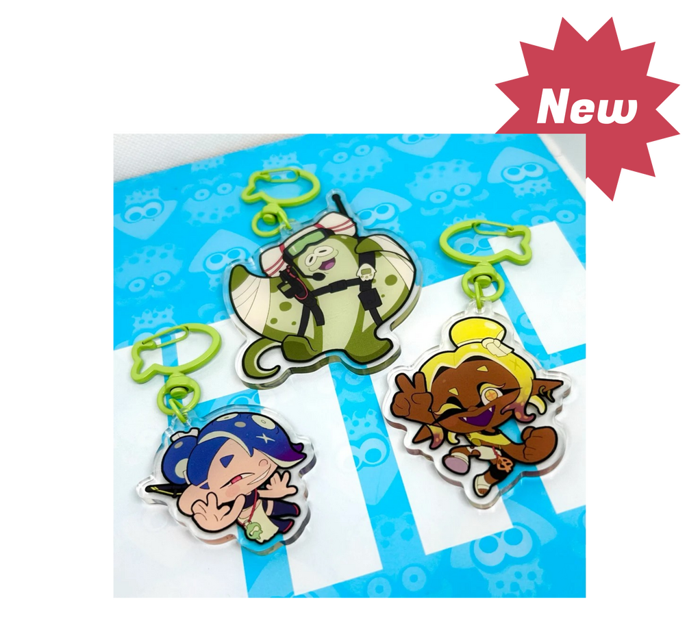 Splatoon: Deep Cut (Raiders) Charms